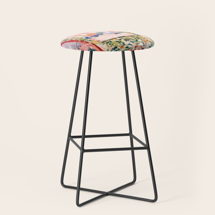 The Open Window- Henri Matisse -Open Window Collioure - Matisse Collioure  Stool Gallery Image 1