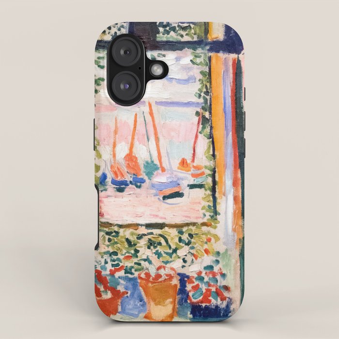 The Open Window- Henri Matisse -Open Window Collioure - Matisse Collioure  iPhone Case Gallery Image 1
