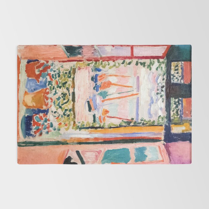 The Open Window- Henri Matisse -Open Window Collioure - Matisse Collioure  Rug Gallery Image 2