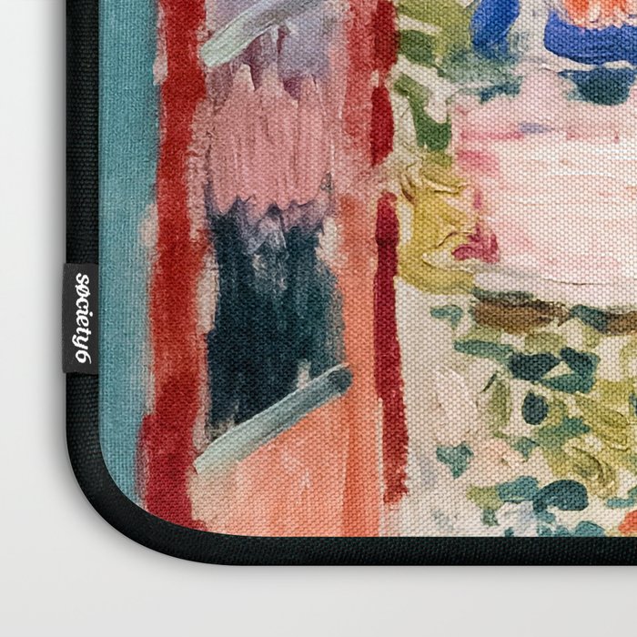 The Open Window- Henri Matisse -Open Window Collioure - Matisse Collioure  Laptop Sleeve Gallery Image 3