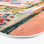The Open Window- Henri Matisse -Open Window Collioure - Matisse Collioure  Bath Mat Gallery Image 3