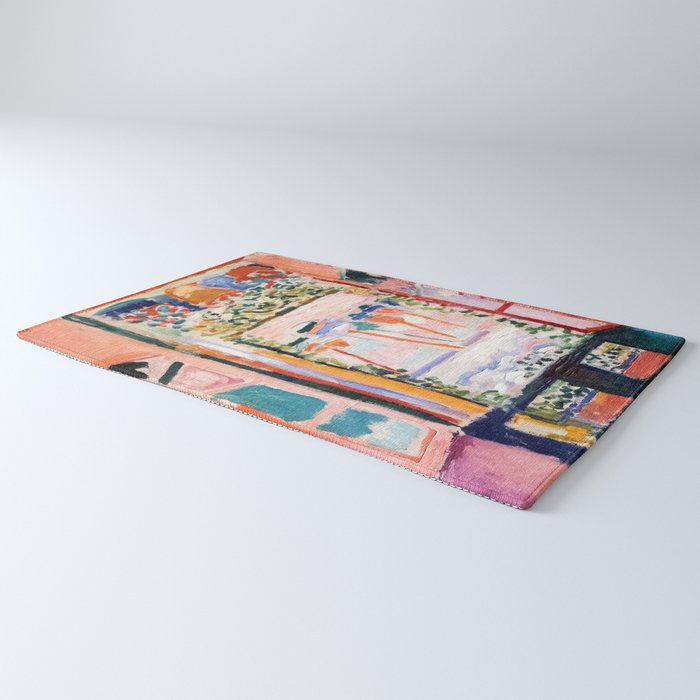 The Open Window- Henri Matisse -Open Window Collioure - Matisse Collioure  Rug Gallery Image 3