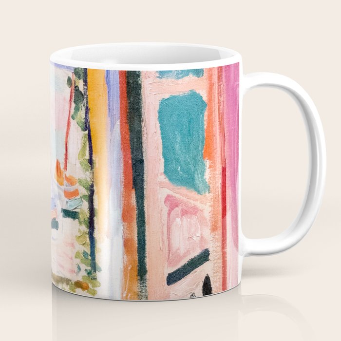 The Open Window- Henri Matisse -Open Window Collioure - Matisse Collioure  Coffee Mug Gallery Image 1