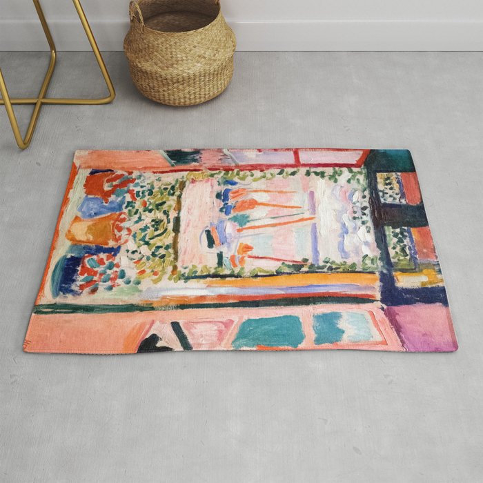 The Open Window- Henri Matisse -Open Window Collioure - Matisse Collioure  Rug Gallery Image 1