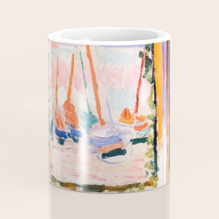 The Open Window- Henri Matisse -Open Window Collioure - Matisse Collioure  Coffee Mug Gallery Image 4