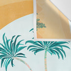 Seaside Surf Retreat Tropical Landscape / Villa Series Wall Tapestry Gallery Image 3