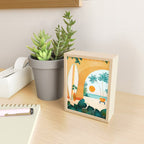 Seaside Surf Retreat Tropical Landscape / Villa Series Mini Art Print Gallery Image 2