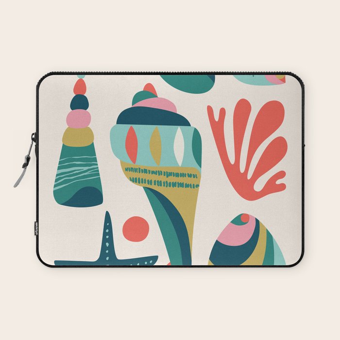 Seashell Laptop Sleeve Gallery Image 1