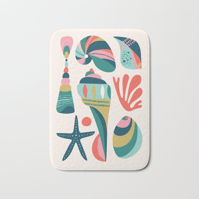 Seashell Bath Mat Gallery Image 1