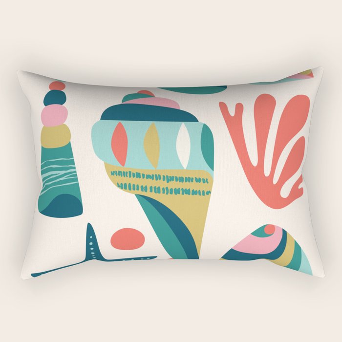 Seashell Rectangular Pillow Gallery Image 1