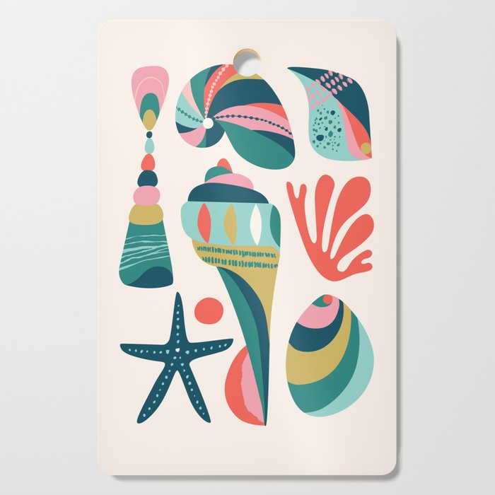Seashell Cutting Board Gallery Image 1