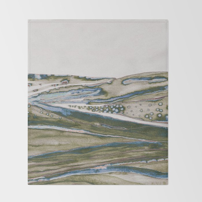 Green Hills Throw Blanket Gallery Image 2