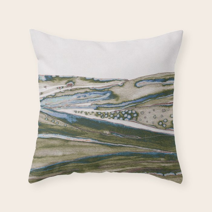 Green Hills Throw Pillow Gallery Image 6