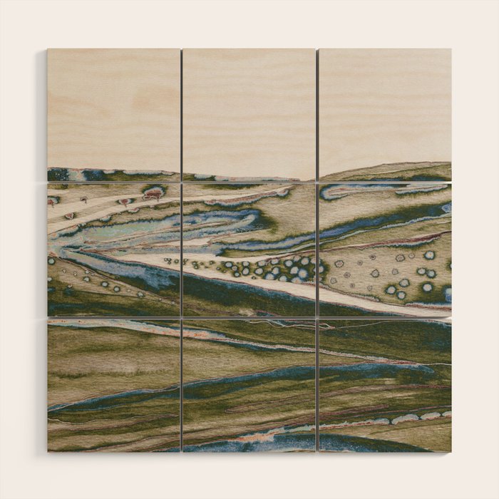 Green Hills Wood Wall Art Gallery Image 1