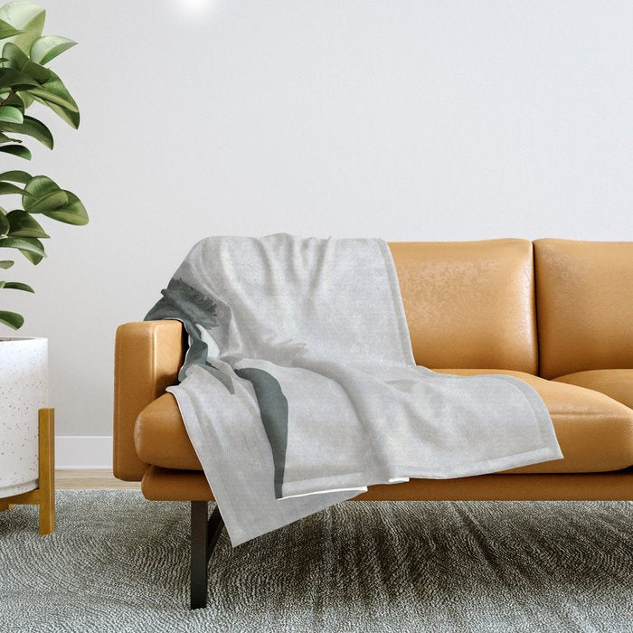 Minimalist Landscape Throw Blanket Gallery Image 1