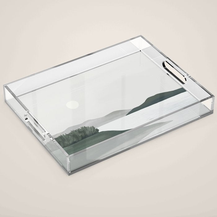 Minimalist Landscape Acrylic Tray Gallery Image 1