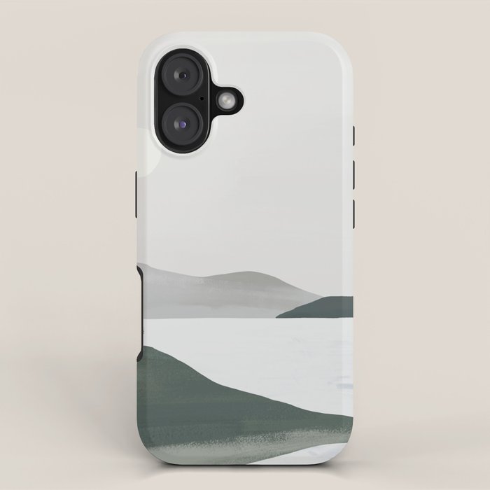Minimalist Landscape iPhone Case Gallery Image 1