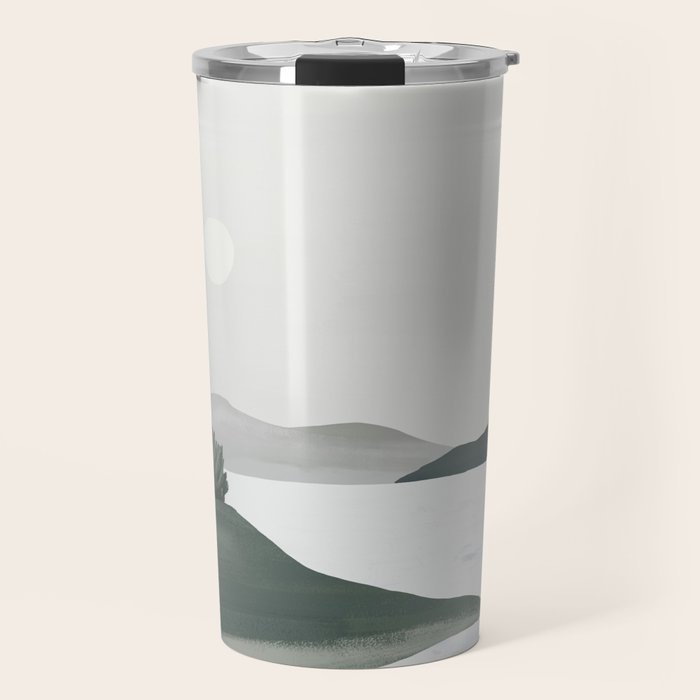 Minimalist Landscape Travel Mug Gallery Image 1