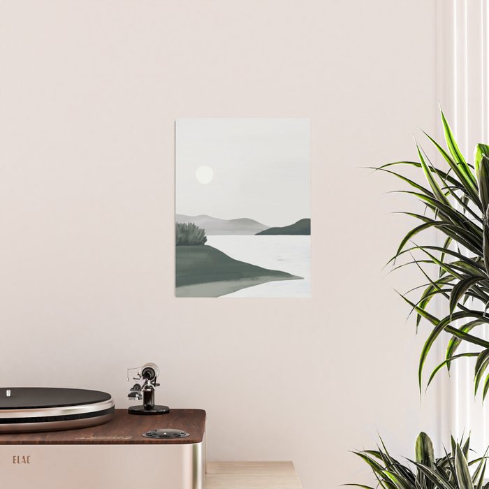 Minimalist Landscape Poster Gallery Image 2