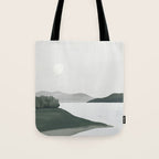 Minimalist Landscape Tote Bag Gallery Image 1