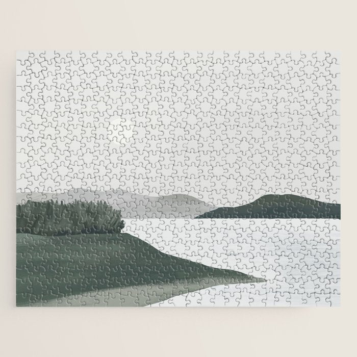 Minimalist Landscape Jigsaw Puzzle Gallery Image 1