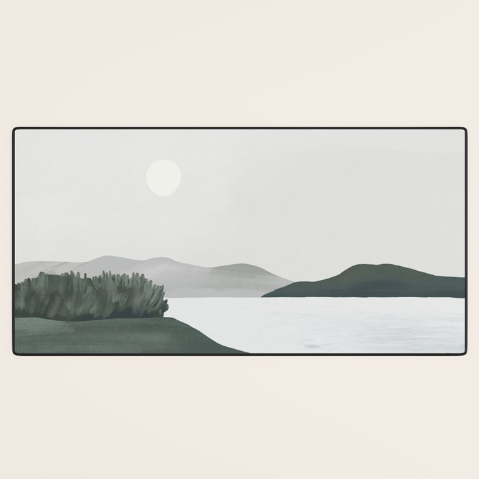 Minimalist Landscape Desk Mat Gallery Image 3