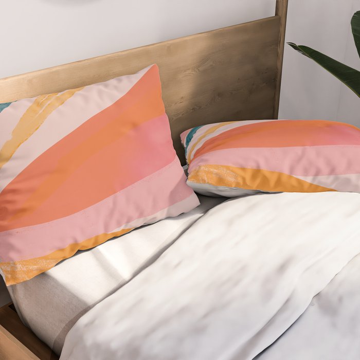Abstract View Pillow Sham Gallery Image 2