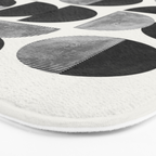 Mid Century, Retro Geometric Art Bath Mat Gallery Image 3