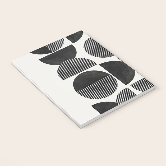 Mid Century, Retro Geometric Art Notebook Gallery Image 3