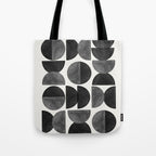 Mid Century, Retro Geometric Art Tote Bag Gallery Image 1