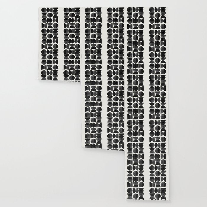 Mid Century, Retro Geometric Art Wallpaper Gallery Image 3