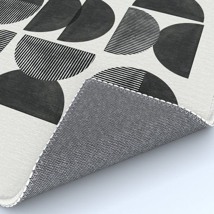 Mid Century, Retro Geometric Art Rug Gallery Image 4