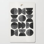 Mid Century, Retro Geometric Art Cutting Board Gallery Image 1