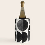 Mid Century, Retro Geometric Art Wine Chiller Gallery Image 1