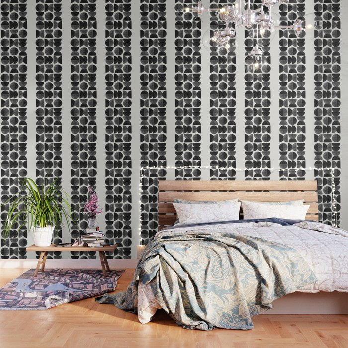 Mid Century, Retro Geometric Art Wallpaper Gallery Image 1