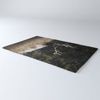 Two Elk in the Canadian Rocky Mountains Rug Gallery Image 3
