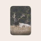 Two Elk in the Canadian Rocky Mountains Bath Mat Gallery Image 1