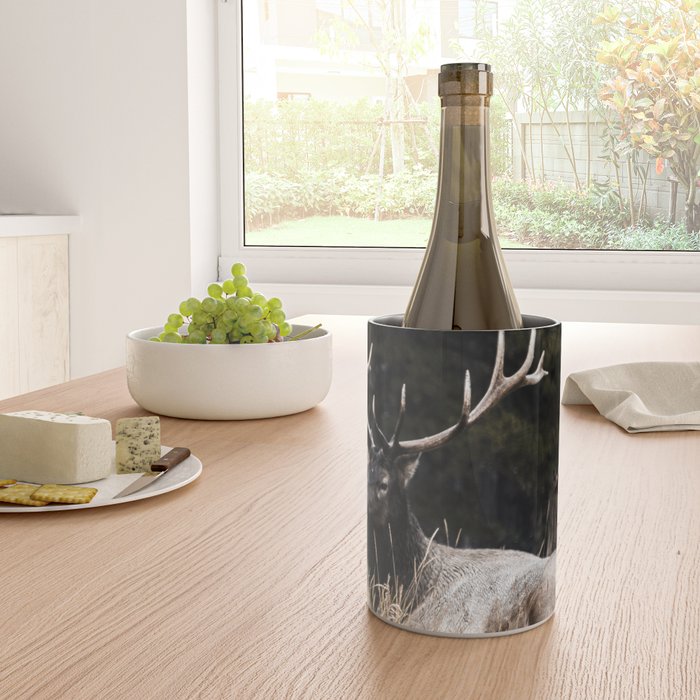 Two Elk in the Canadian Rocky Mountains Wine Chiller Gallery Image 4