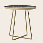 Two Elk in the Canadian Rocky Mountains Side Table Gallery Image 1