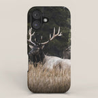 Two Elk in the Canadian Rocky Mountains iPhone Case Gallery Image 1