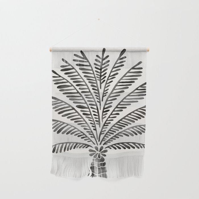 Palm Tree - Black Wall Hanging Gallery Image 1