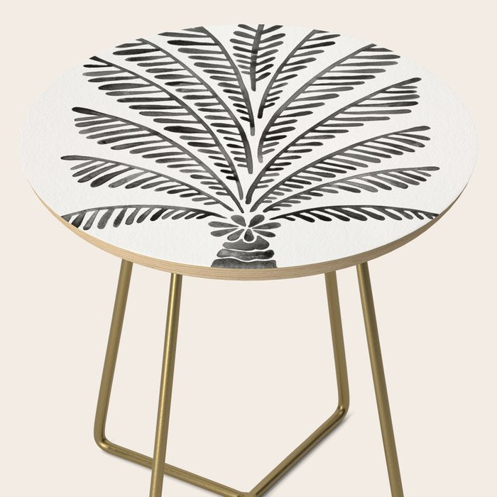 Palm Tree - Black Side Table Gallery Image 2