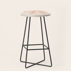 Snowflake Boho Christmas Decor Modern Earth Tones Stool Gallery Image 1