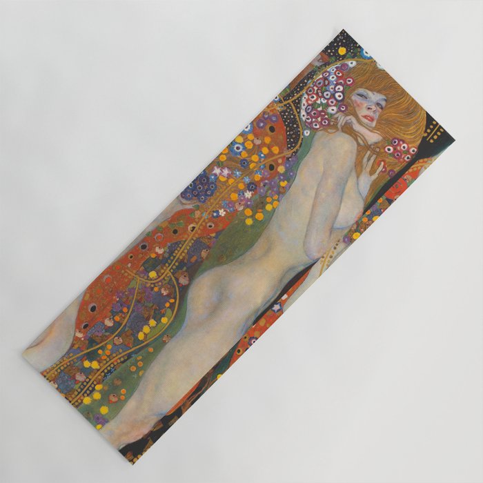 Gustav Klimt "Water Serpents" Yoga Mat Gallery Image 1
