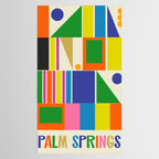 Modtastic Palm Springs Colorful Mid Century Modern Abstract Geometric Tablecloth Gallery Image 2