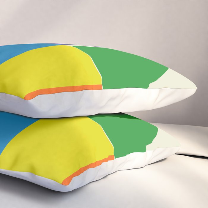 Modtastic Palm Springs Colorful Mid Century Modern Abstract Geometric Pillow Sham Gallery Image 3