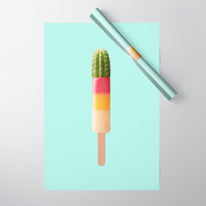 CACTUS POPSICLE Wrapping Paper Gallery Image 1