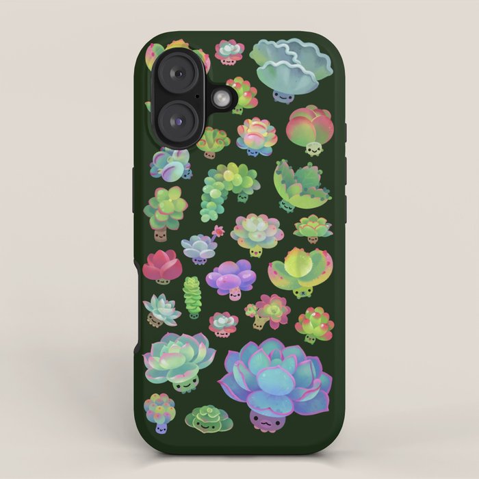 Baby succulent 2 - dark iPhone Case Gallery Image 1