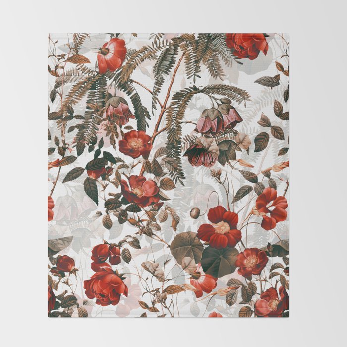 Vintage Garden III Throw Blanket Gallery Image 2
