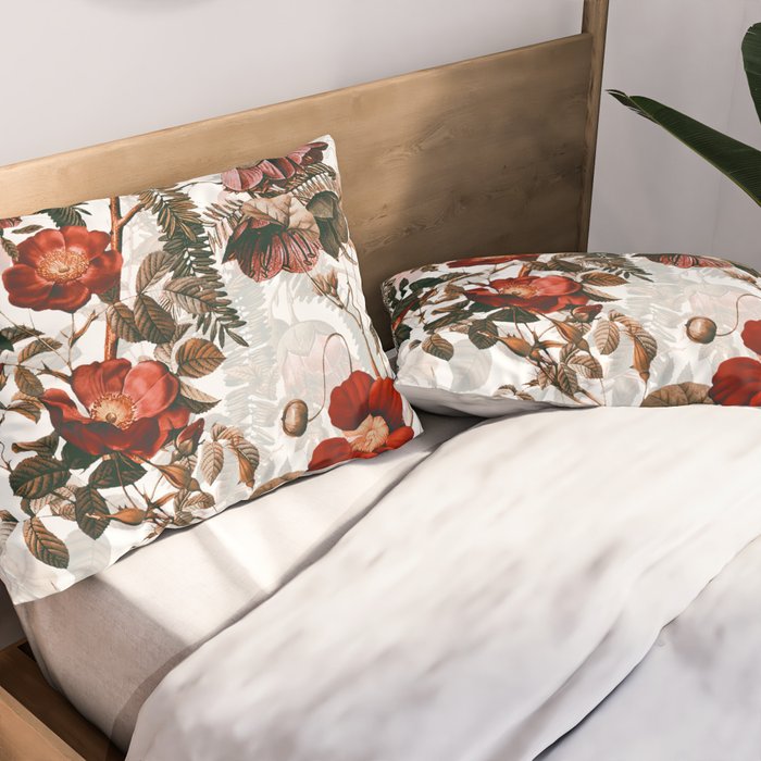 Vintage Garden III Pillow Sham Gallery Image 2